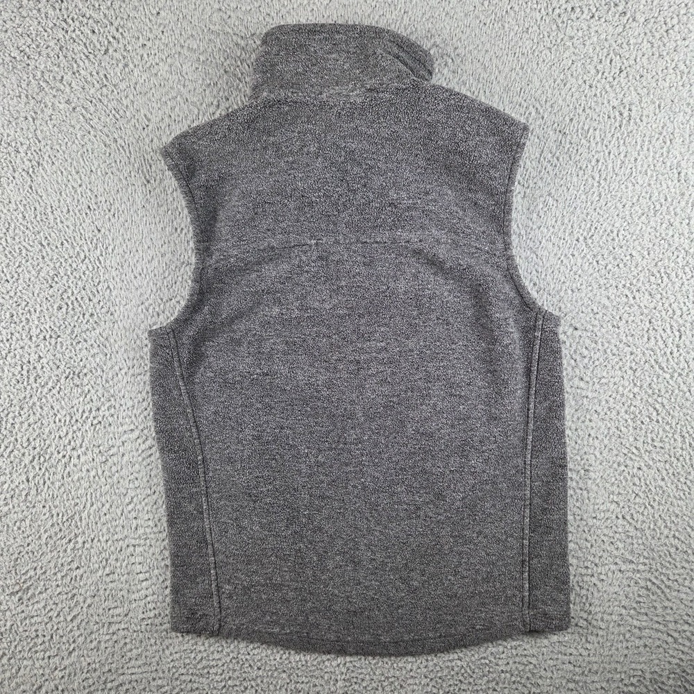 Patagonia Synchilla Vest Mens Small Gray Full Zip Outdoor Hiking Gorpcore Logo - Picture 9 of 9